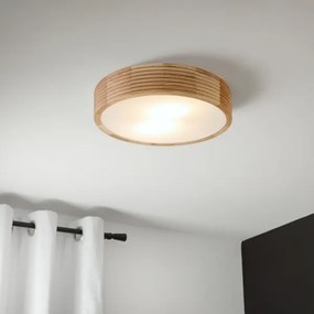 Brilagi - Plafonieră LED CARVALHO MODERN 2xE27/60W/230V Ø 37,5 cm stejar