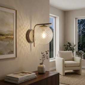 Brilagi - Lampă de perete STELLA 1xE27/60W/230V bej/auriu