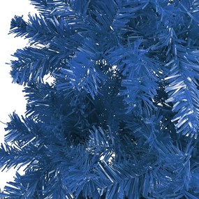 Brad de Craciun artificial subtire, albastru, 120 cm 1, Albastru, 120 cm