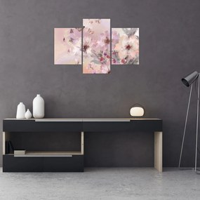 Tablou - Colaj de artă cu fluturi (90x60 cm)
