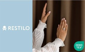 Draperie maro dimout (semi-opacă) 140x250 cm Carli Tie – Restilo