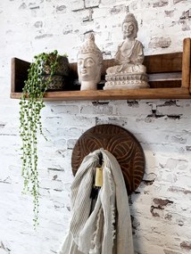 Cuier, din lemn reciclat, pentru decor, Grimaud - Ana