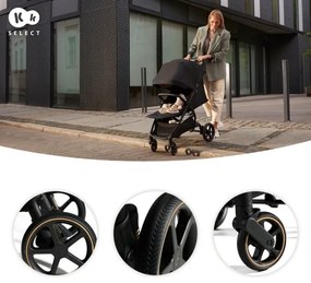 Cărucior de copii KINDERKRAFT SELECT MITZY Ink black