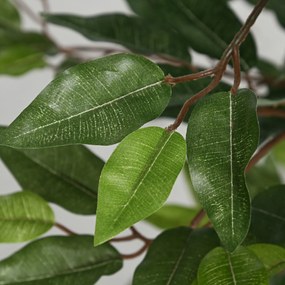 Outsunny Arbre Artificiel Plante Artificiel ficus Inaltime 1,5 m Trunchi Ramuri Liane Imitation Moss Feuilles Grand realism Ghiveci Inclus | Aosom Romania