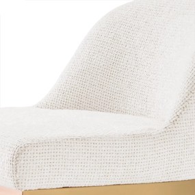 Scaun de bar design LUX, Counter Stool Condos alb
