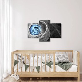 Tablou - Abstract Rose Blue (90x60 cm)