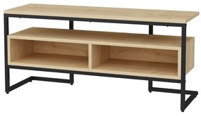 Comoda TV Merrion - Negru, Oak