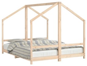 3200586 vidaXL Cadru pat pentru copii, 2x(80x200) cm, lemn masiv de pin