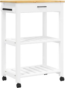vidaXL Cărucior de bucătărie „MONZA”, 60x40x88,5 cm, lemn masiv de pin