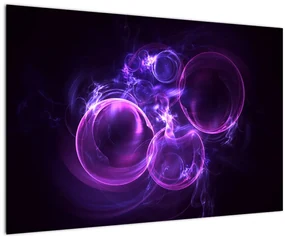 Tablou abstract cu bulbuci (90x60 cm)