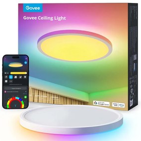 Govee - Plafonieră LED RGBICWW dimabilă, 29W/230V, Ø 30 cm, Matter, Wi‑Fi