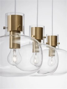 Lustra cu 3 pendule design modern CINZIA