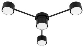 Plafoniera Guliver, 4xGX53, 85 cm, neagra, Masterled
