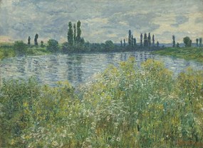 Reproducere Banks of the Seine, Vétheuil (1880), Claude Monet