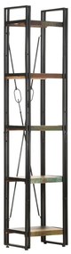 320629 vidaXL Bibliotecă cu 5 rafturi, 40x30x180 cm, lemn masiv reciclat