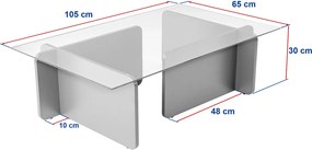 Măsuță de cafea Flavio Honey Oak