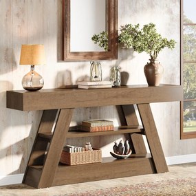 MAM21 - Masa Consola, 160 cm, masuta hol, living, dining, dormitor - Maro