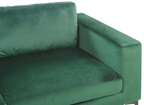 Canapea 3 locuri VEDISO (poliester) (verde). 1019392