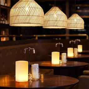 Lustră pe cablu Immax 08264L PELO 1xE27/40W/230V d. 40 cm ratan