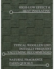 Covor verde închis țesut manual din lână 160x230 cm Scala – Villeroy&amp;Boch