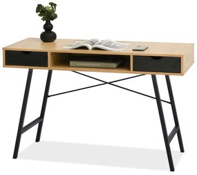 Masă PC Gavon (stejar negru + negru). 1109759