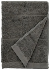 Prosop gri închis din bumbac din frotir 50x100 cm Line – Södahl