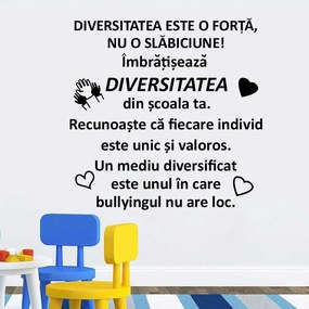 Sticker perete Diversitatea este o forta