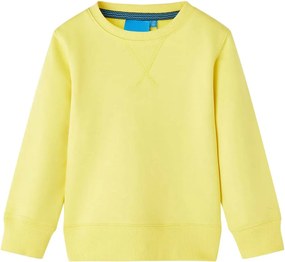 vidaXL Hanorac pentru copii, galben deschis, 92