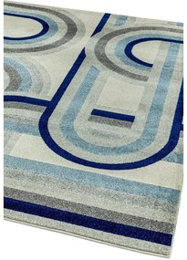 Covor albastru prăfuit 120x170 cm Nova Retro Blue – Asiatic Carpets