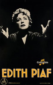 Fotografie Poster depicting 'Edith Piaf', c.1920, Seymour, Maurice (1900-93)