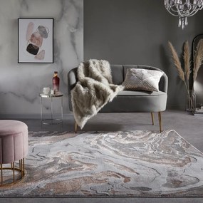 Covor gri/bej 120x170 cm Marbled – Flair Rugs