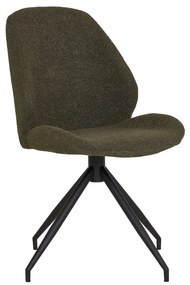 Monte Carlo scaun pivotant de luat masa ecobleather verde