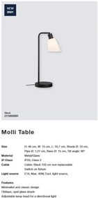 Veioza, lampa de masa design modern Molli 2112825003 NL