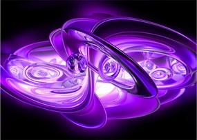 Tabloul fractalilor în violet (70x50 cm)