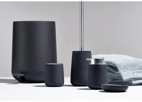 Coș de gunoi negru cu pedală din plastic 5 l Nova – Zone