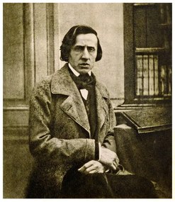 Reproducere Frédéric Chopin, 1849, Bisson Freres Studio,