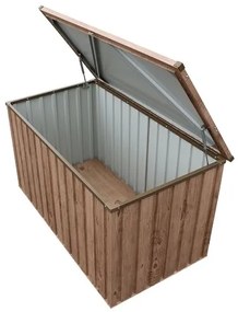 Duramax Cutie de depozitare pentru grădină maro,134 x 74 cm