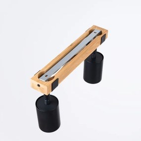 Spot Sollux SL.1344 FAGER 2xGU10/10W/230V negru