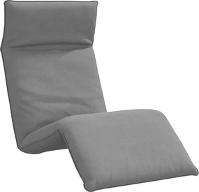 vidaXL Șezlong pliabil Gri 175x54x8,5 cm țesătură Oxford