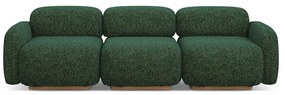Canapea modulară verde-închis 270 cm Ailani – Makamii