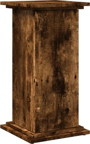 vidaXL Suport prezentare cu depozitare stejar fumuriu 31x30x60 cm lemn