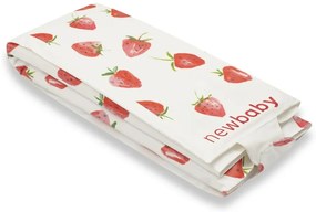 Covoraș de călătorie pentru schimbare New Baby Basic Strawberry, 40 x 59 cm