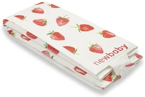 Covoraș de călătorie pentru schimbare New Baby Basic Strawberry, 40 x 59 cm