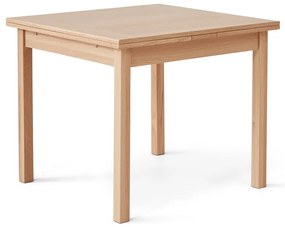 Masă dining extensibilă tapițată cu lemn de stejar Hammel Dinex 90 x 90 cm