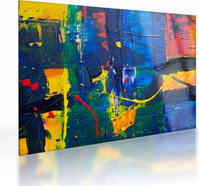 Tablou pe sticlă - Abstract (70x50 cm)