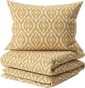 Lenjerie de pat din bumbac Renforce VENZORA mustar Dimensiune lenjerie de pat: 70 x 90 cm | 140 x 220 cm
