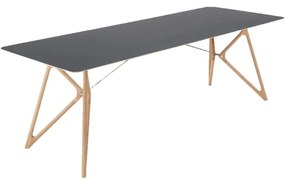 Masă de dining din lemn masiv de stejar 240x90 cm Tink - Gazzda