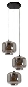 Lustră pe cablu Lucide 46413/13/65 MEDINE 3xE27/40W/230V fumuriu