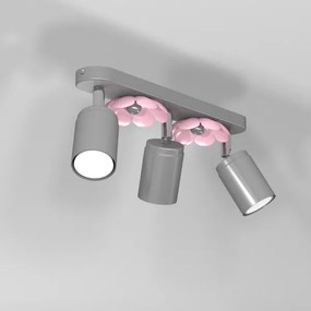 Spot FLOWER 3xGU10/8W/230V crom mat