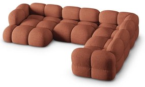 Colțar cărămiziu (cu colț pe partea dreaptă/în formă de "U") Loretto – Cosmopolitan Design